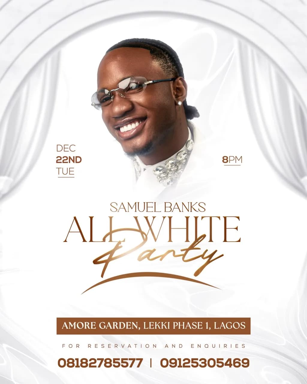 Samuel Banks All White Party
